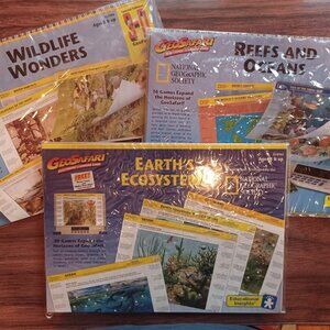 GeoSafari National Geographic Lot of 3 GeoPacks EI-7980 EI-7982 EI-8765